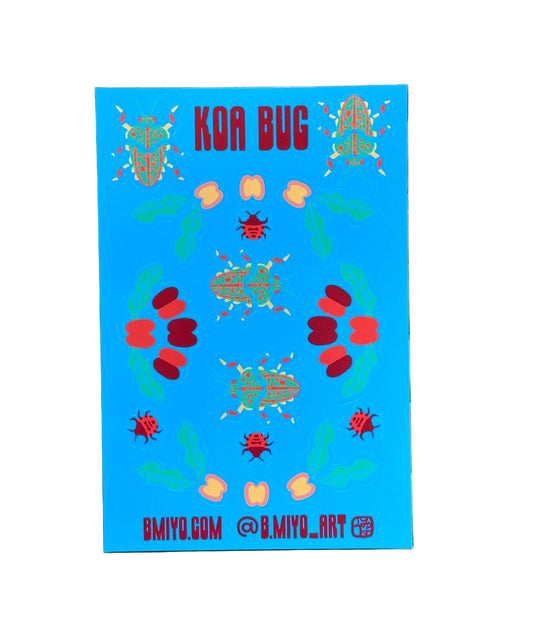 Koa Bug Sticker Sheets