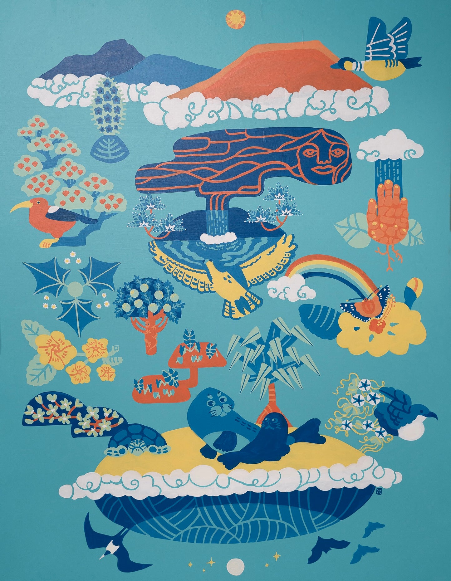 HAWAIʻIFUDA Original Painting