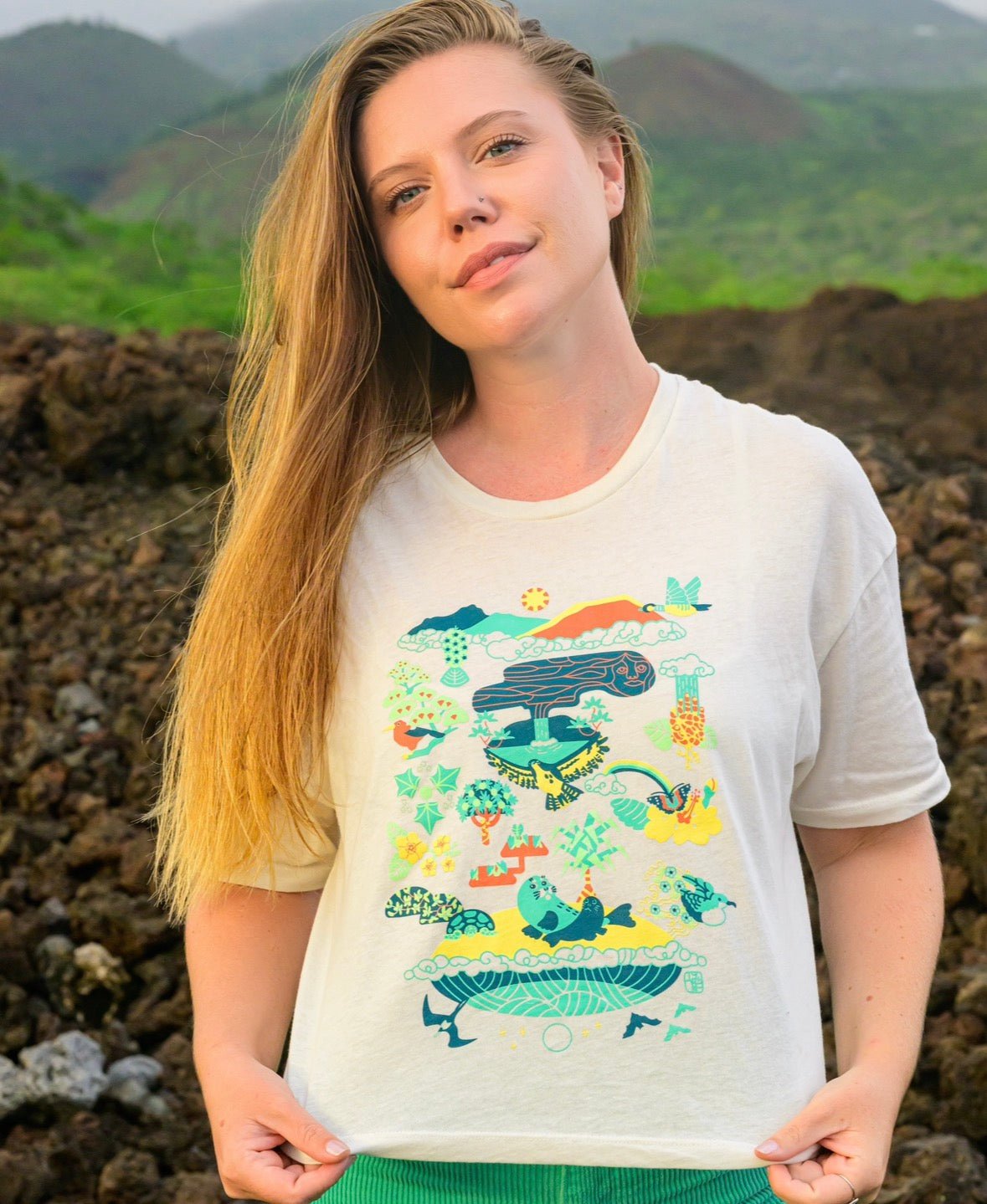Hawaiʻifuda Crop Tee