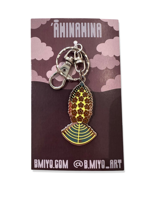 ʻĀhinahina Keychain