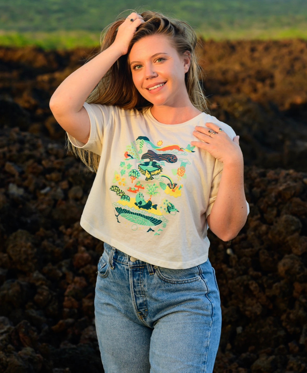 Hawaiʻifuda Crop Tee