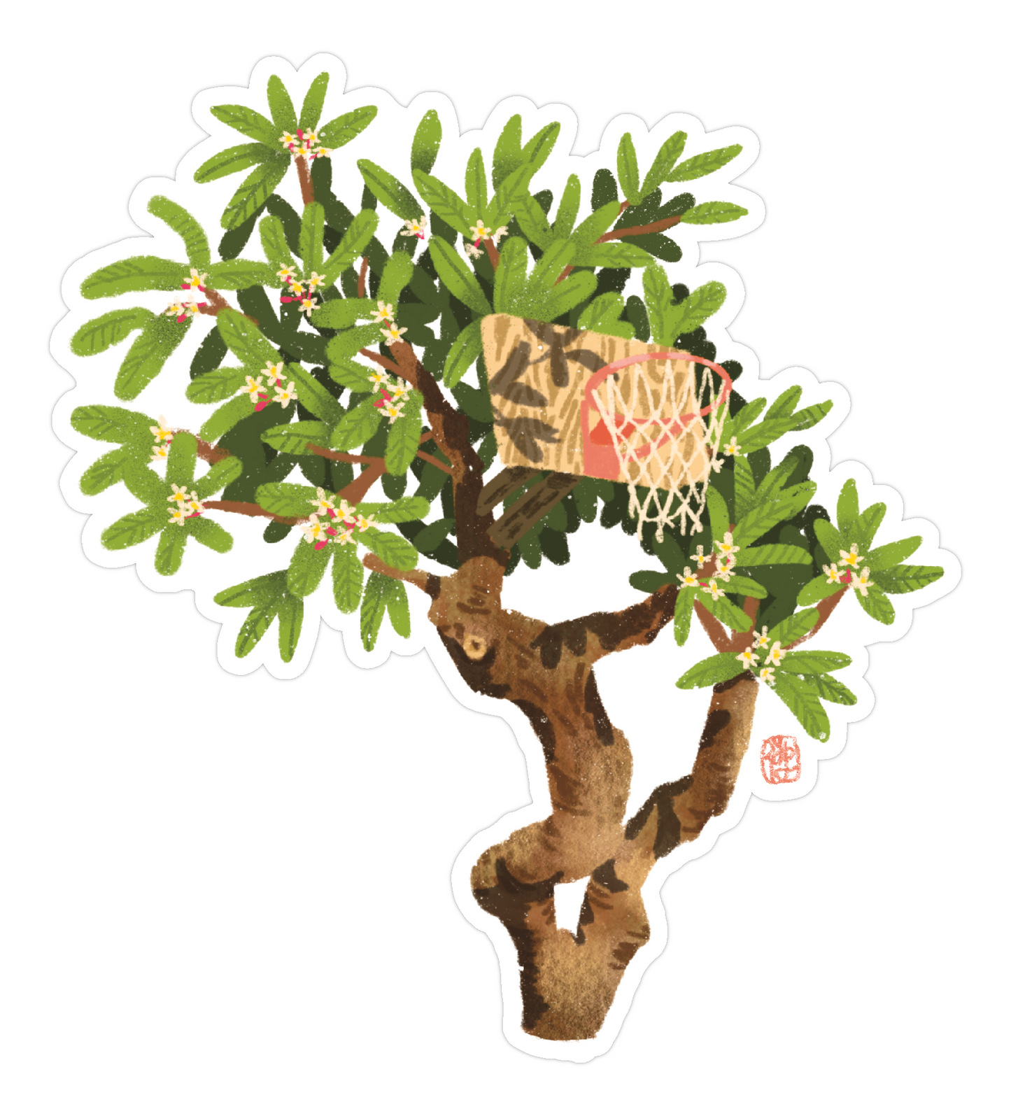 Waiehu Hoops Sticker