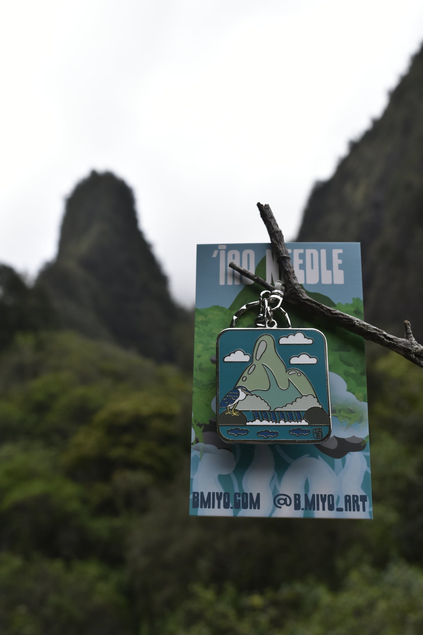 Iao Needle Keychain