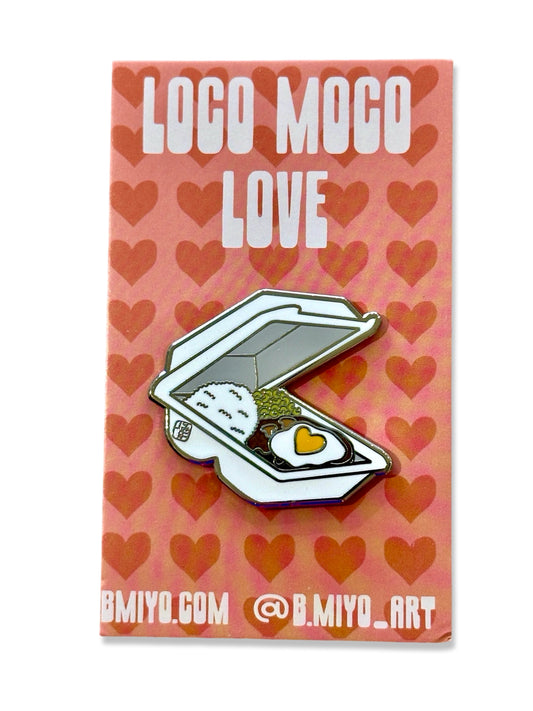 Loco Moco Enamel Pin