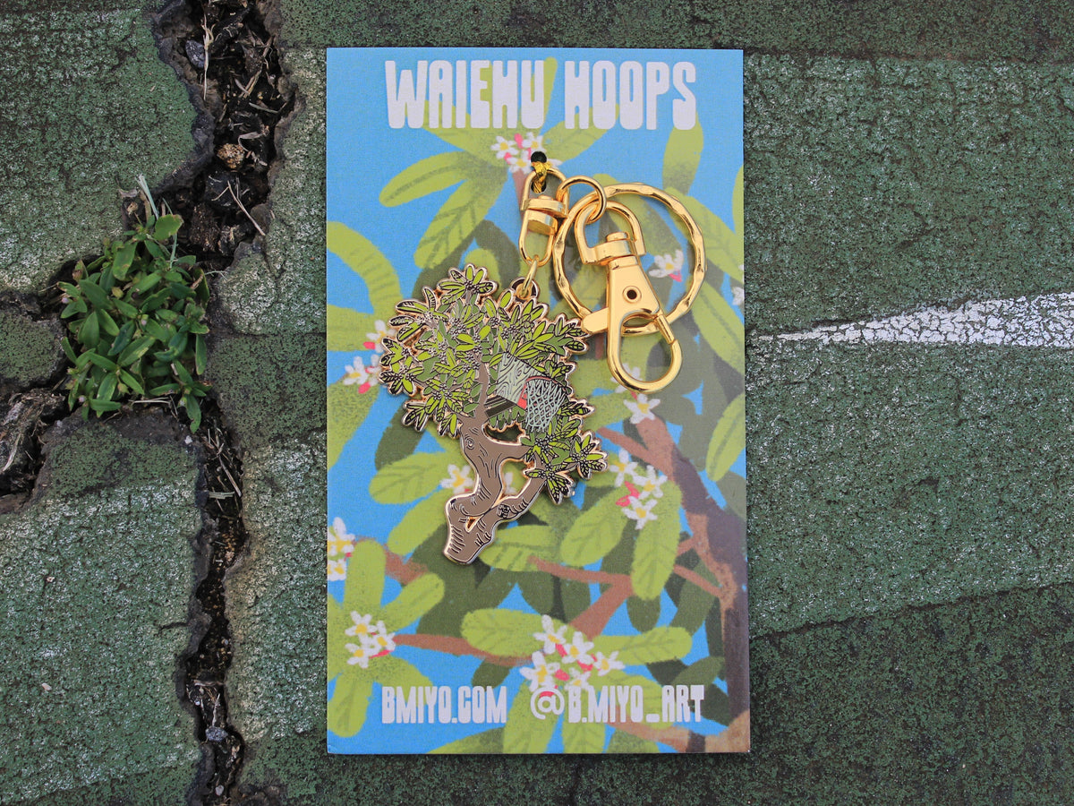 Waiehu Hoops Keychain