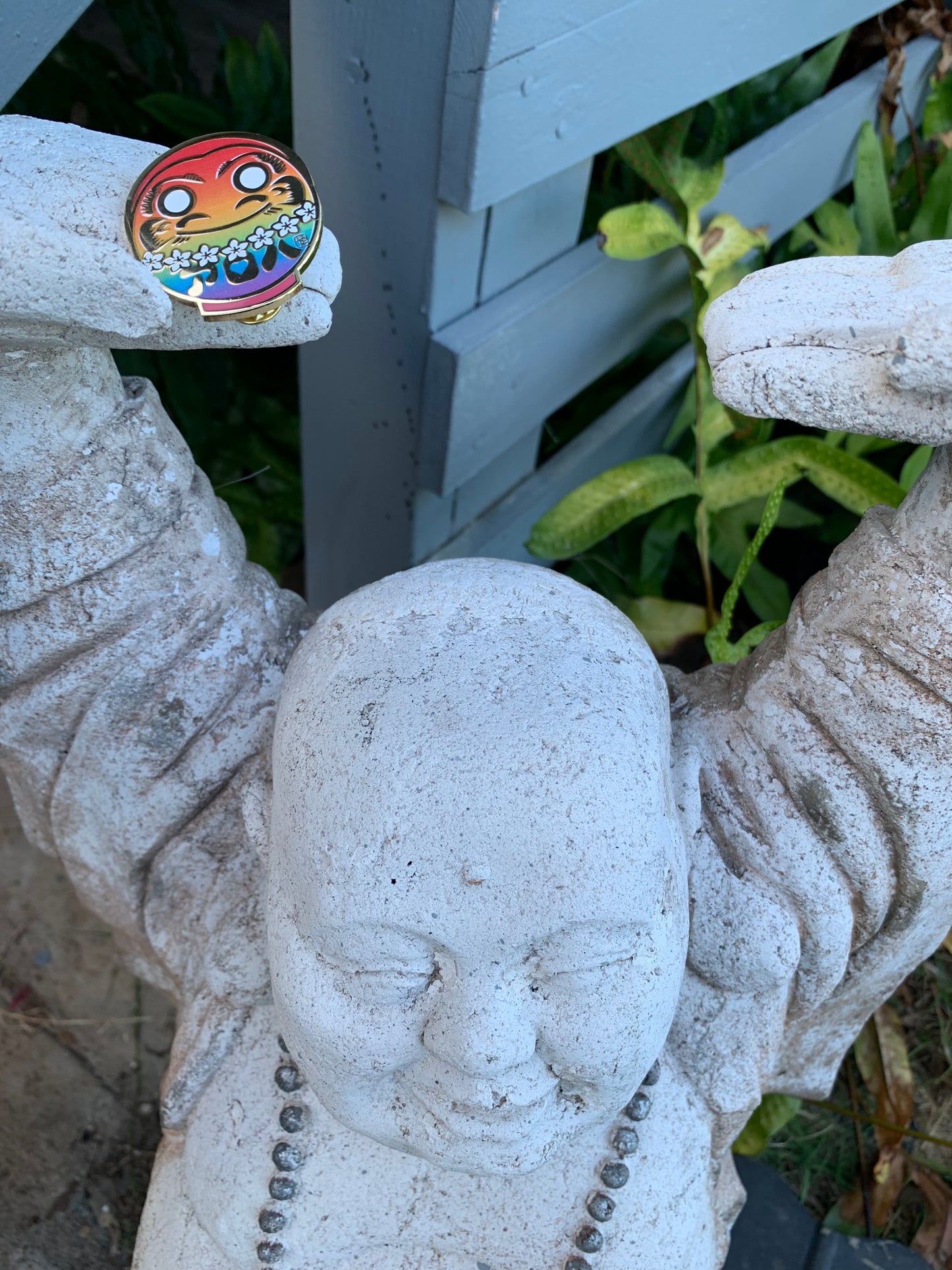 Aloha Daruma Enamel Pin