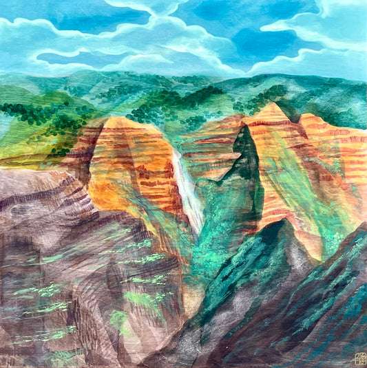 Waimea Canyon Original Painting
