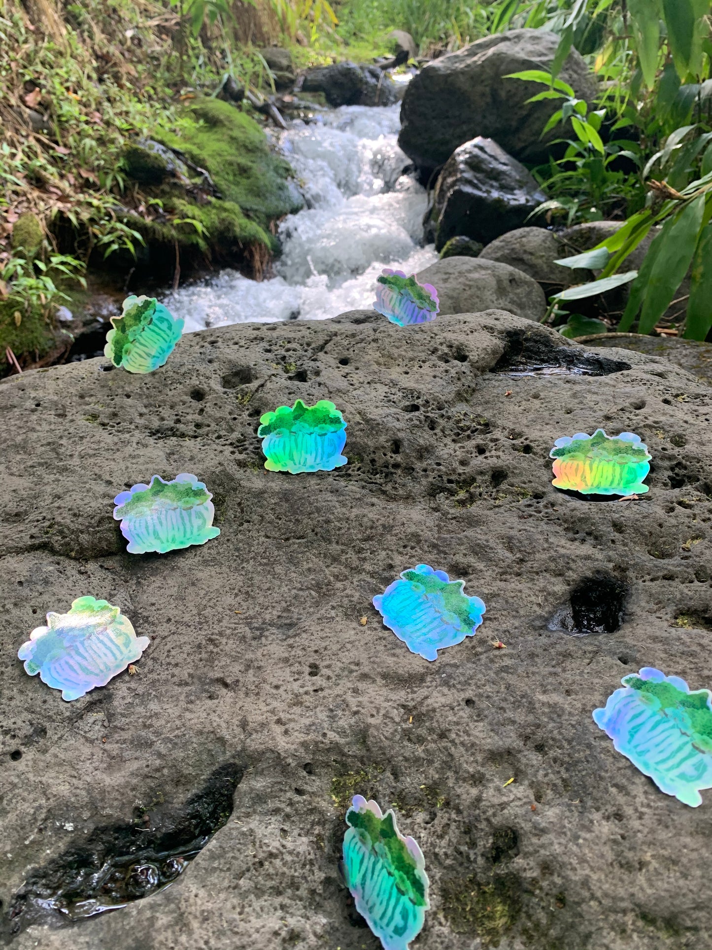 ‘Iao Valley Holographic Stickers